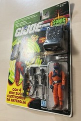 1991 G.I. GI Joe 3.75 ARAH Lot Cobra Lampreys MOC Italian Version