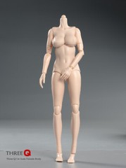US STOCK 1/6 Pale Skin Large Breast Action Figure Body Half-seamless Breast body