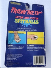 1989 Friday The 13th Jason & Victim Spitballs LJN Sealed NOS Carded