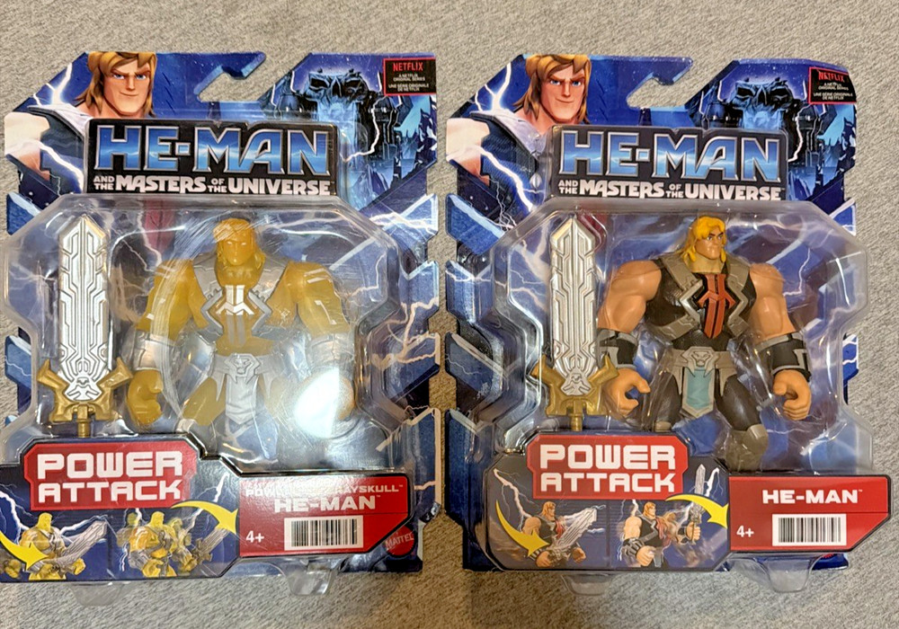 He-Man and the Masters of the Universe Power Attack He-Man & He-Man grayskull