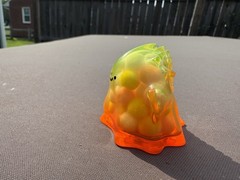 POPMART x YUKI – Transparent Series – Burning Sun Vinyl Figure New Without Box