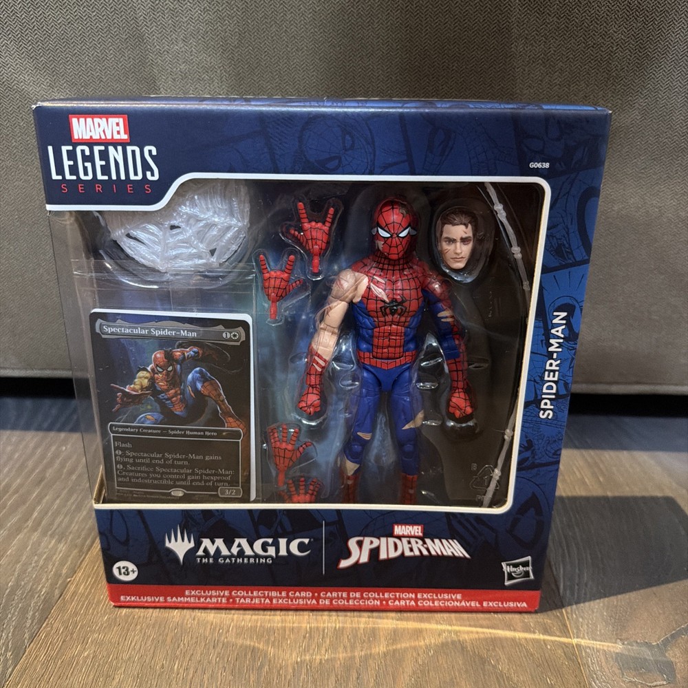 Marvel Legends Magic the Gathering SPIDER-MAN 6″ Hasbro Figure & Card BRAND NEW