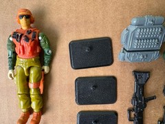 Vintage GI Joe 26 piece lot Law & Order’s Dog B.A.T. Treadmark Barroness 80s 90s
