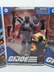 GI Joe Classified Spirit Iron-Knife Cobra Officer & B.A.T 6” 3 Action Figures