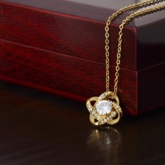 Gift for Wife Pendant Love Knot Necklace