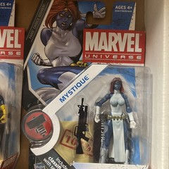 Marvel Universe 3.75” Mystique Series 2 #029 & Wolverine #002 – Hasbro 2010 LOT
