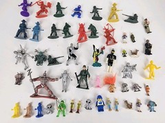 Large Lot of Misc. Vintage ‘Small Size’ 1990’s Action Figure Toys