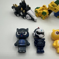 MiniForce Super Dino Power Rangers Figures lot of 10 Mini LeoBullsV TrynoV