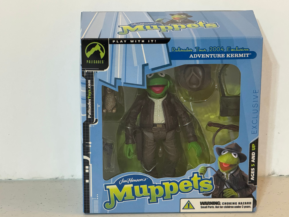 NEW SEALED – Palisades Adventure Kermit Indiana Jones Figure