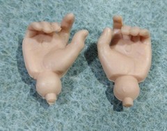 1960’s-70’s Marx Johnny West Pair of Closed Hands Nice Cond