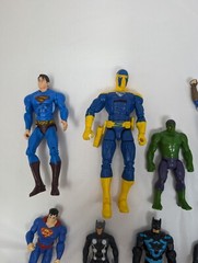 Lot of 12 Action Figures Marvel DC Universe Superman Batman Hulk Hasbro