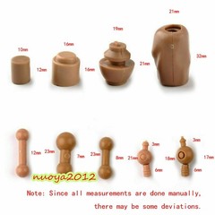 Universal 9Pcs Neck Joint Connector Fit 1/6 Scale 12″ Head Sculpt Hot Toys Body