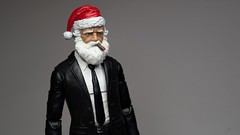 Custom Painted SMOKING SANTA HEAD 1:12 6″ Classified/ Legend Compatible