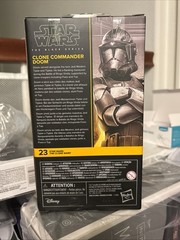 Star Wars The Black Series Clone Commander Doom & Commander Thorn Check Face New