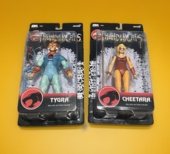 Super7 Thundercats CHEETARA and TYGRA 7″ Deluxe Action Figure Wave 2 IN HAND R2S