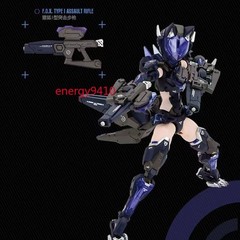 Nuke Matrix Cyber Forest Fantasy Girl FOX Long-Range Striker Unit Model Kit Toys