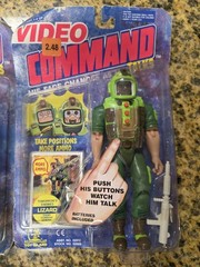 Sealed Video Command Action Figures – Stinger & Lizard – 1992 Toy Island