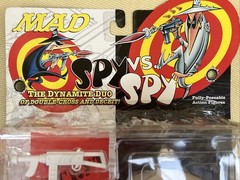 DC DIRECT DIAMOND COMIC MAD SPY VS SPY WHITE FIGURE NIP 1998