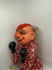 1982 Punching Hand Puppets, 9”