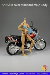 MCCToys 1/12 Male Flexible Figure Body Muscle Narrow Shoulder For 6″ Action Toy