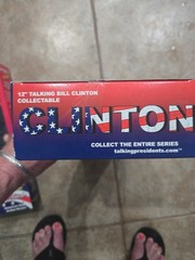 President Bill Clinton Collectable Action Figure Talking Presidents New Sealed
