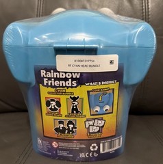 New Rainbow Friends Cyan Coin Bank Collector Bundle w/ (8) Surprises Ships Free