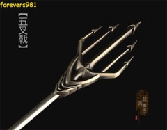 1/6 12in Trident of Aquaman Action Figure Accessory 40cm Metal Cosplay Toy Gifts