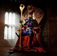 PRE-SALE–G.I. Joe Classified 221 Hooded Cobra Commander Figure Throne Set