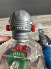 Vintage 1984 MOTU Mattel He-Man Roboto Action Figure Near Complete NEW BAND