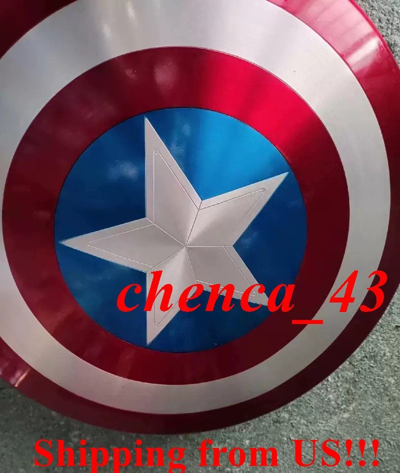 US Ship!!! Marvel 75th Anniversary Limited Captain America 1:1 Full Metal Shield