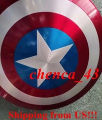 US Ship!!! Marvel 75th Anniversary Limited Captain America 1:1 Full Metal Shield