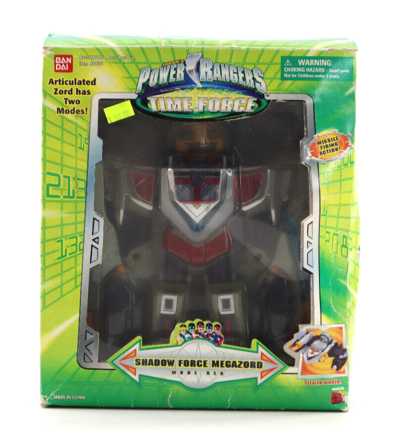 Power Rangers Time Force 10″ Shadow Force Megazord Mode Red Bandai Medium