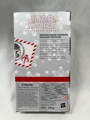 Hasbro Star Wars Mandalorian Warrior Holiday Edition Black Series NEW/SEALED