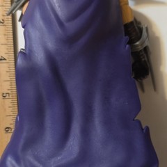 Playmates TMNT Shredder Action Figure w/ Purple Cape Black Gray Purple 7 in