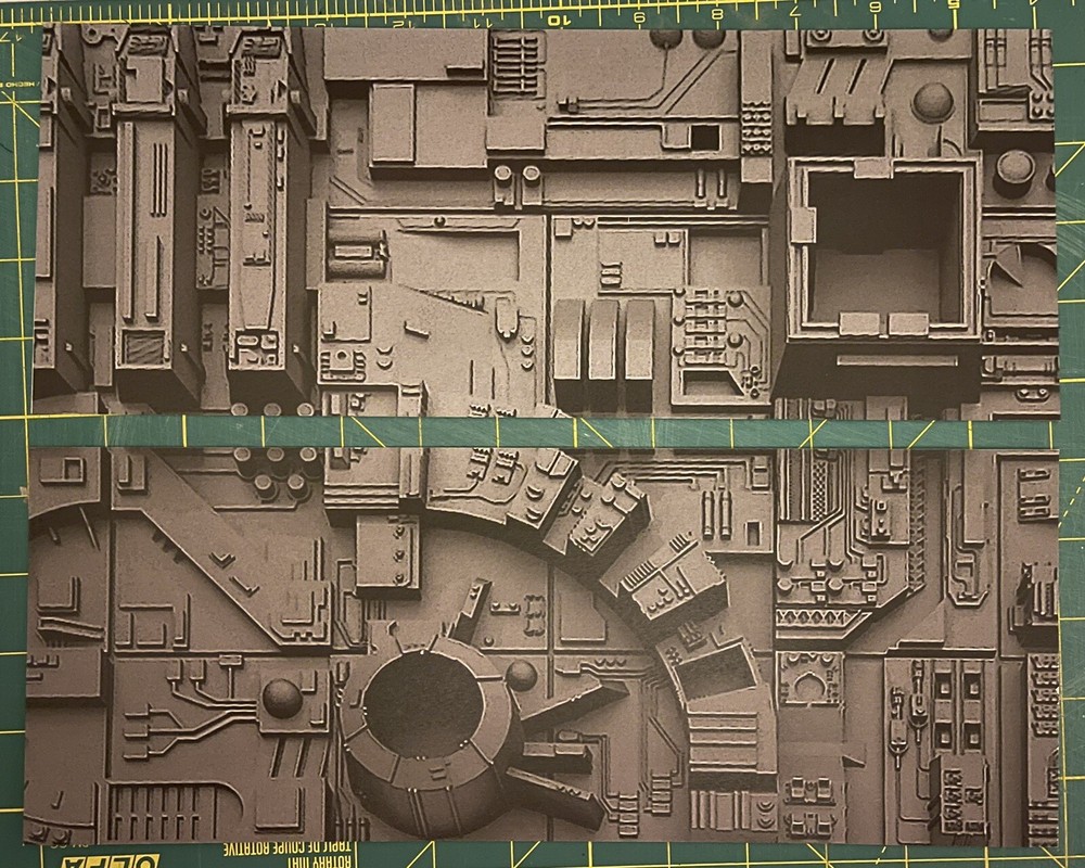 STAR WARS VINTAGE DEATH STAR PLAYSET REPLACEMENT PANELS Realistic Movie Images