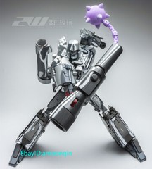 New Transformation Toy Mega Decepticon Mp36 Silver Animation Version Figure