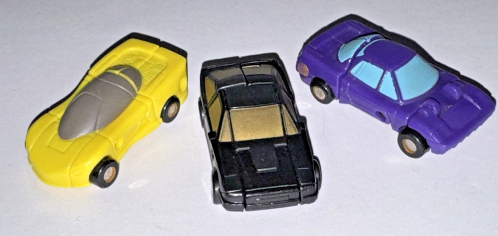 1989 Transformers G1 Micromasters Sports Car Patrol Road Hugger Blackjack Detour