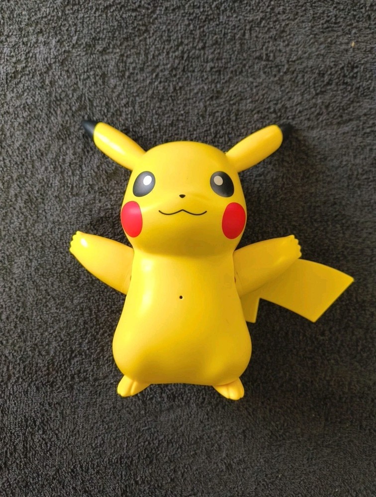 Pokemon Train and Play Deluxe Pikachu 4.5″ Interactive Figure – Tested & Works