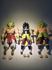Dragon Ball Broly Action Figure Set Lot w/ Alternate Hands Mixed Lot