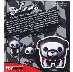 Skelanimals 4.5 Inch Collectible Vinyl Figure | Maxx the Bulldog