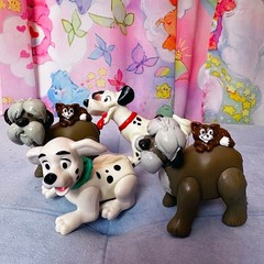 Vintage Disney 101 Dalmatians Happy Meal Toys Lot of 4 McDonald’s 1990s Figures