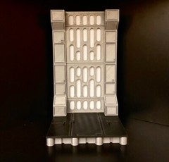 Star Wars inspired wall and diorama figure stand for 6″ line (Light Wall)
