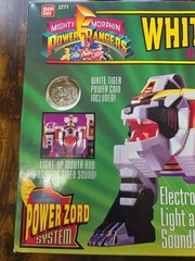 Mighty Morphin Power Rangers White Tigerzord And The White Ranger New In Box