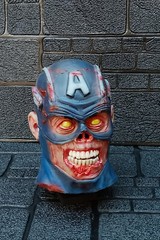 Zombie Captain America Marvel Handmade Latex Mask , Halloween/Parties/Cosplay