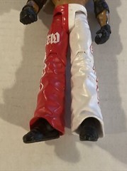 2010 WWE Rey Mysterio Action Figure Pink And White 619 Gear WWE NJPW Lucha