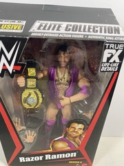WWE Elite Collection Razor Ramon With IC Title Belt From The Vault Ringside