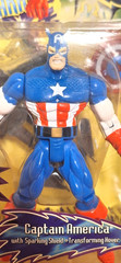 SPIDERMAN ELECTRO SPARK CAPTAIN AMERICA ACTION FIGURE-TOY BIZ 1997-NRFB-SO COOL