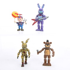 Five Nights At Freddy 2″ 4 Vinyl Collectible Figure Set Foxy Baby Ballon