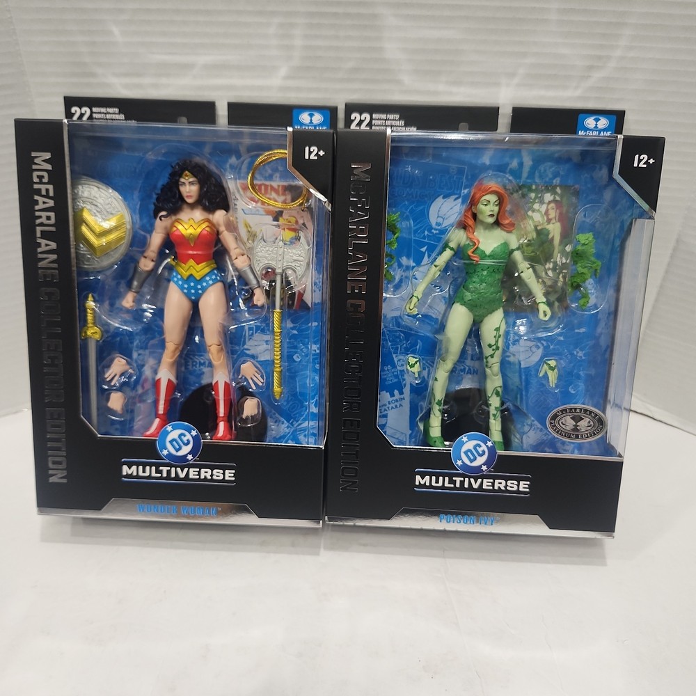 McFarlane DC Multiverse Collector Edition Wonder Woman Poison Ivy Platinum Chase