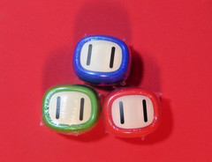 40th Anniversary Bomberman Capsule Figure…Blue, Red & Green 3pc Lot 🗽